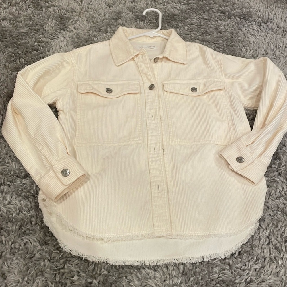 Cream colored Zara coat
